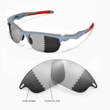 Walleva Transition/Photochromic Polarized Replacement Lenses for Oakley Fast Jacket (OO9097 Series) Sunglasses